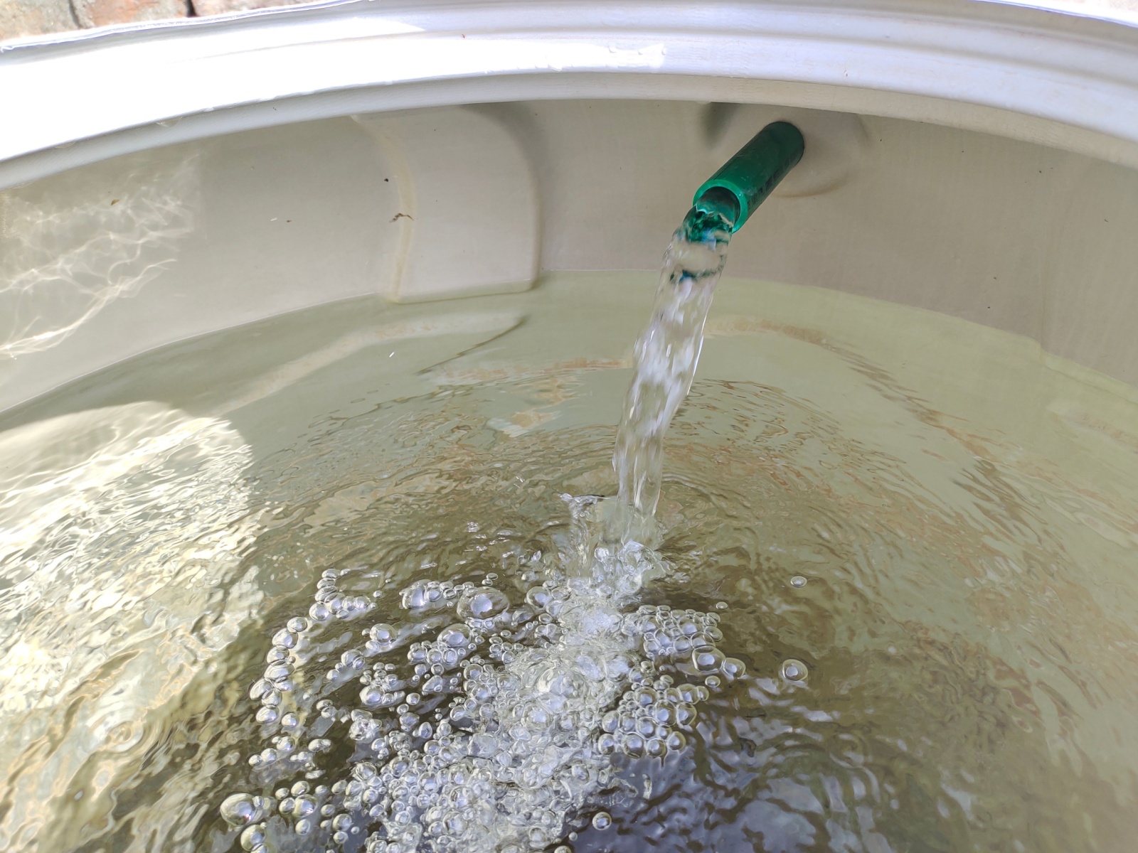 GW Pumps tank clean and chlorination
